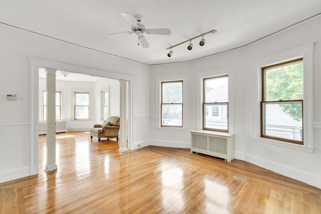 Empty room, Interior, Wood Texture Flooring