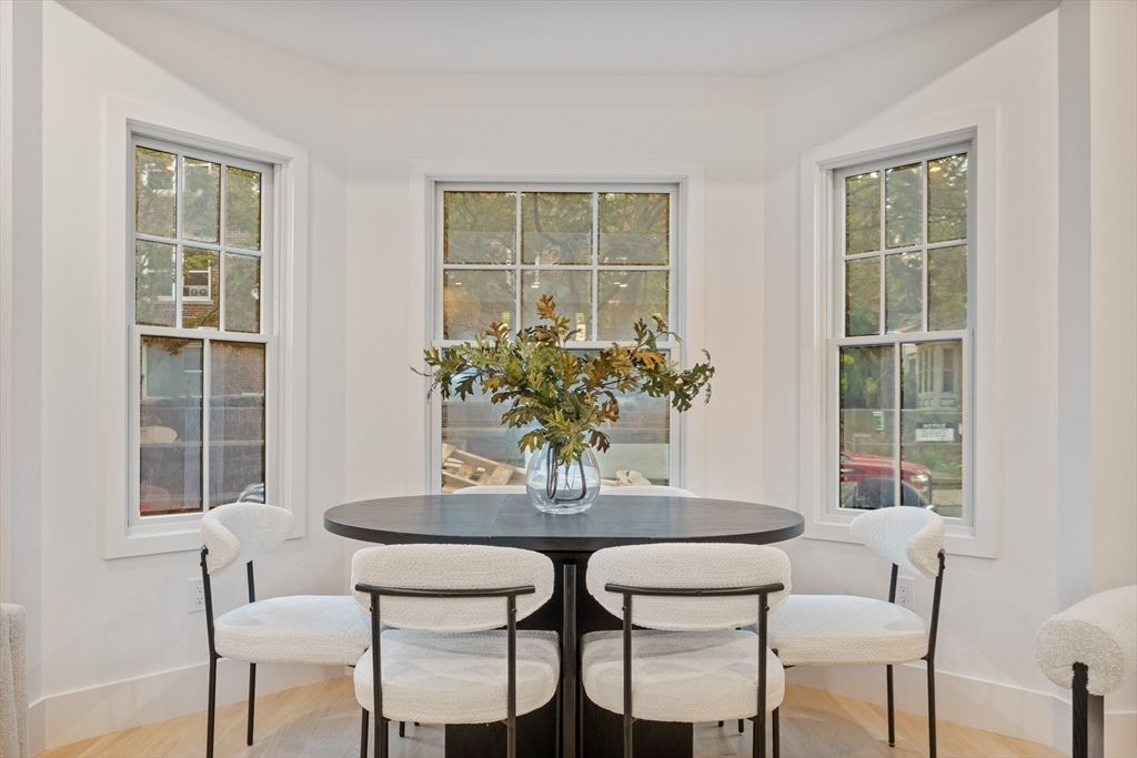 Dining room, Interior, Wood Texture Flooring