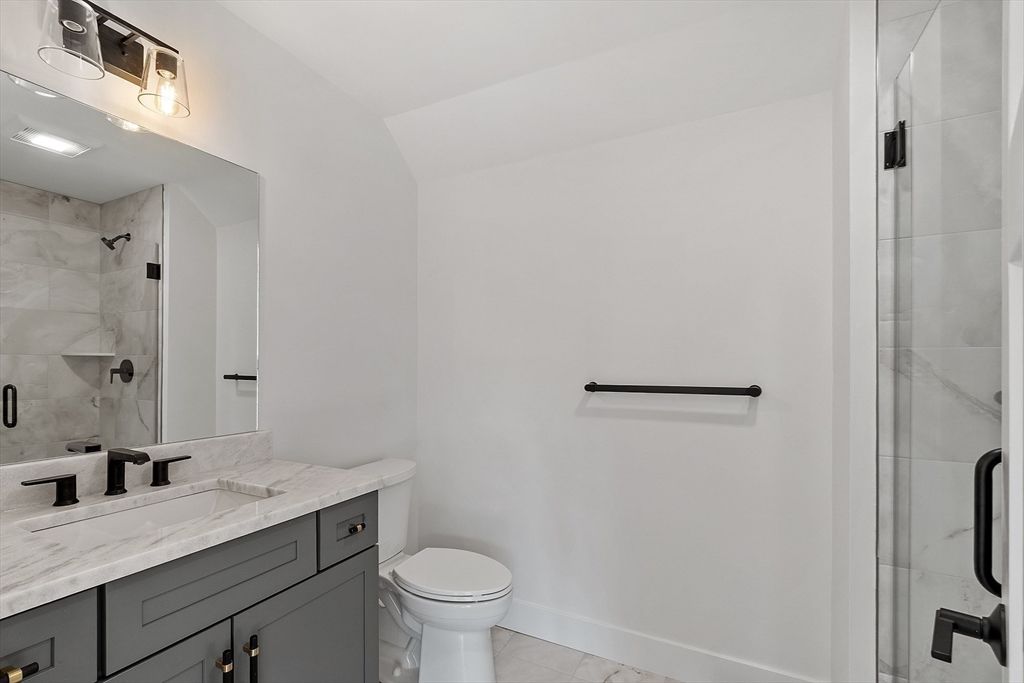 Bathroom, Glass Shower, Interior, Marble, Marble Walls