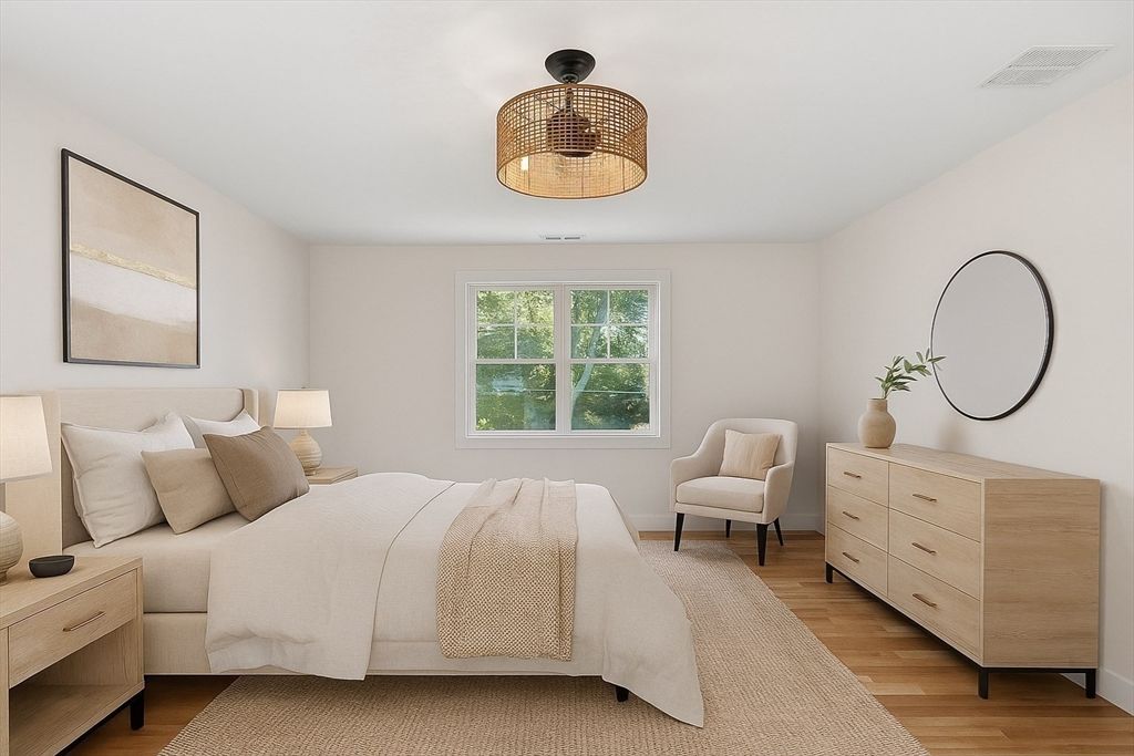 Bedroom, Interior, Wood Texture Flooring