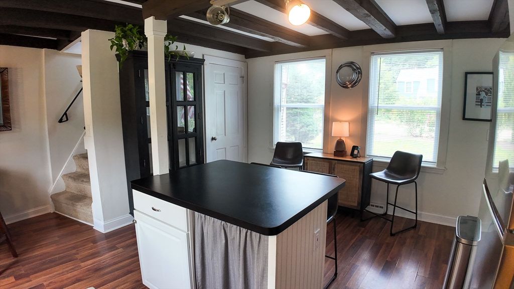 Home Office, Interior, Wooden Beams, Wood Texture Flooring