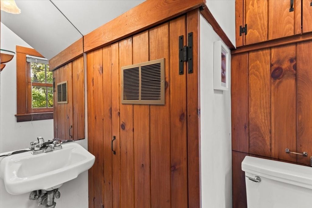 Bathroom, Interior, Wooden Walls