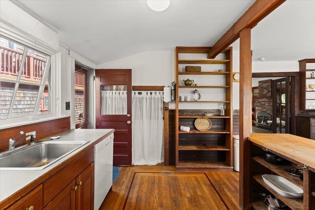 Interior, Kitchen, Wood Texture Flooring