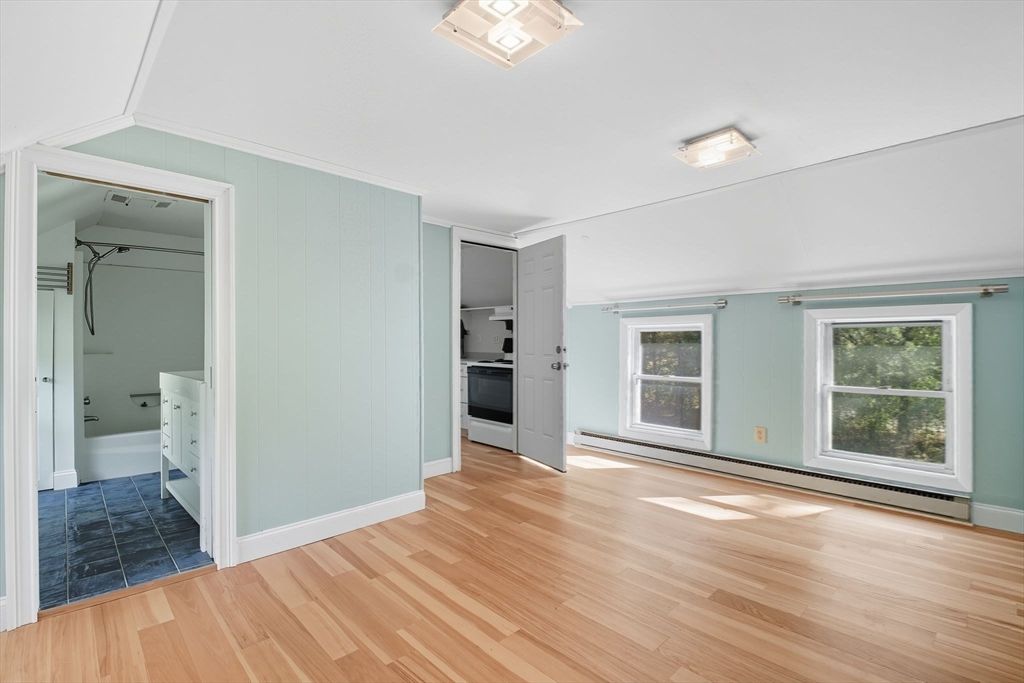 Empty room, Interior, Kitchen, Wood Texture Flooring
