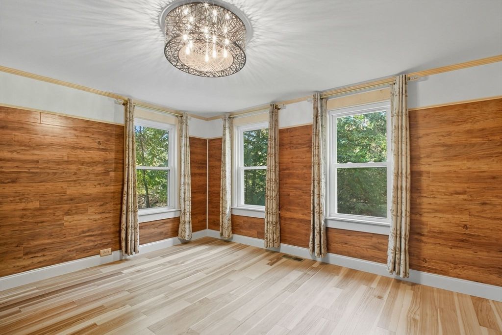 Empty room, Interior, Wood Texture Flooring, Wooden Walls