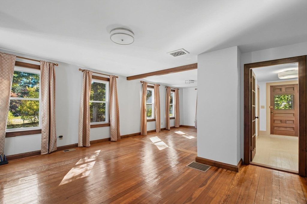 Empty room, Interior, Wood Texture Flooring