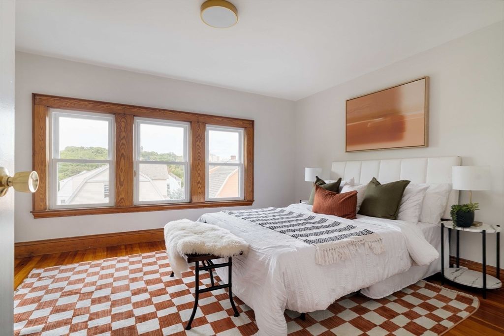 Bedroom, Interior, Wood Texture Flooring