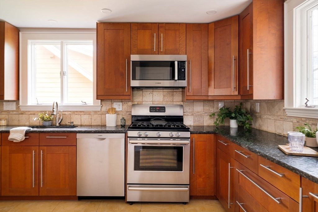 Interior, Kitchen, Recessed Lighting, Stainless Steel Appliances