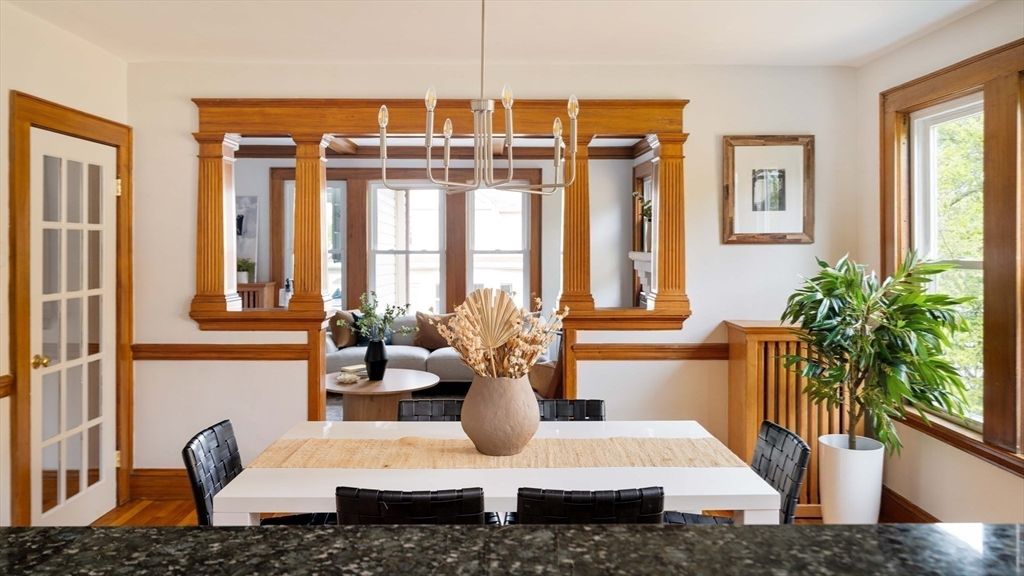 Dining room, Interior, Pendant Lights