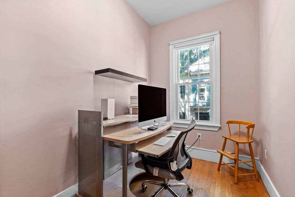 Home Office, Interior, Wood Texture Flooring