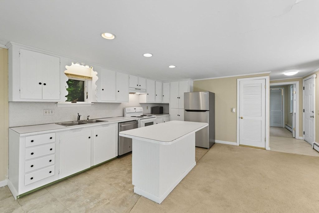 Interior, Kitchen, Recessed Lighting, Stainless Steel Appliances