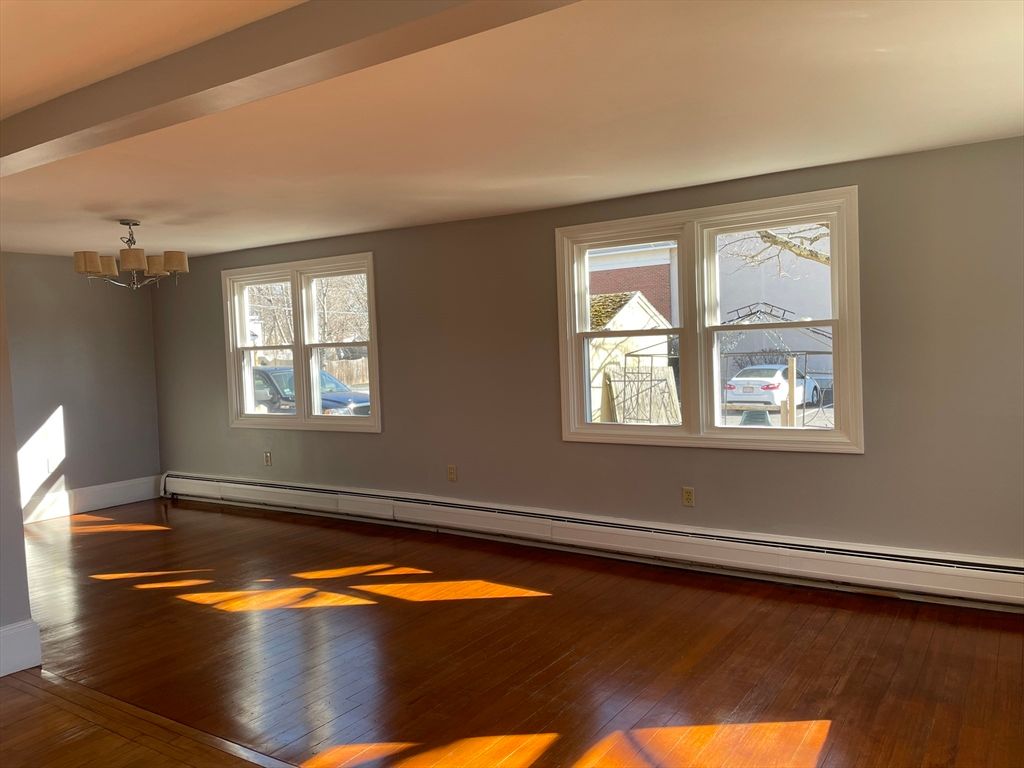Chandelier, Empty room, Interior, Wood Texture Flooring