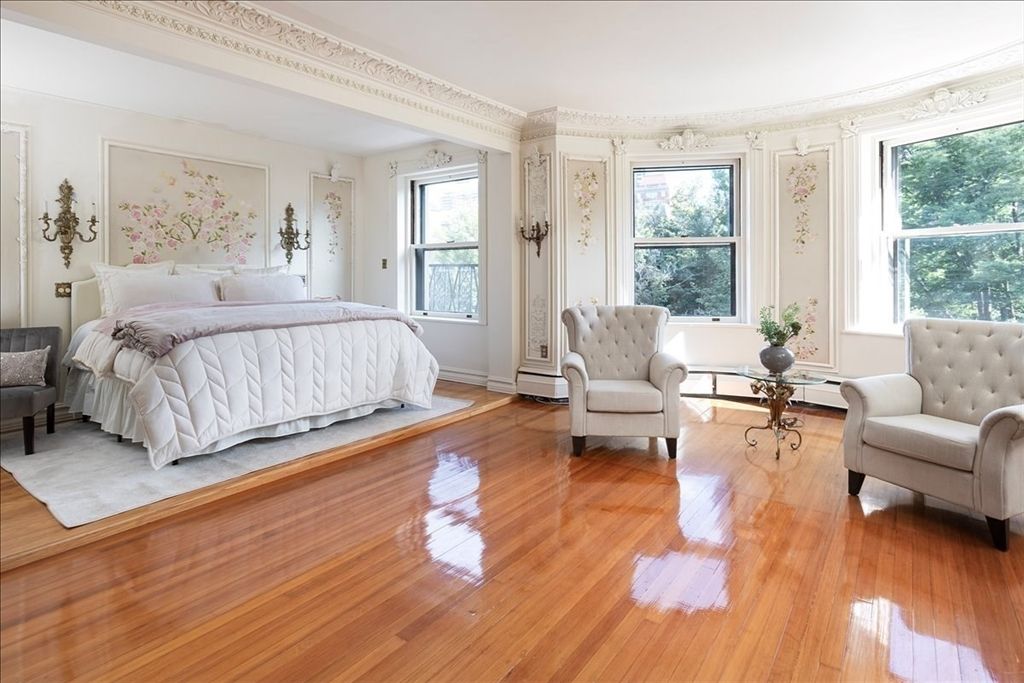 Bedroom, Interior, Wood Texture Flooring
