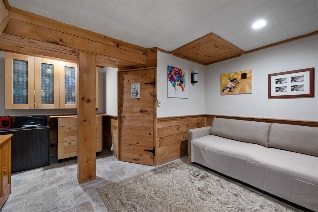 Interior, Recessed Lighting, Wooden Walls