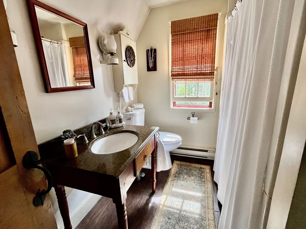 Bathroom, Dual Sink Vanities, Interior, Wood Texture Flooring