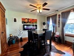 Dining room, Interior, Wood Texture Flooring