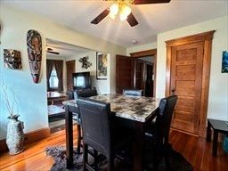 Dining room, Interior, Wood Texture Flooring
