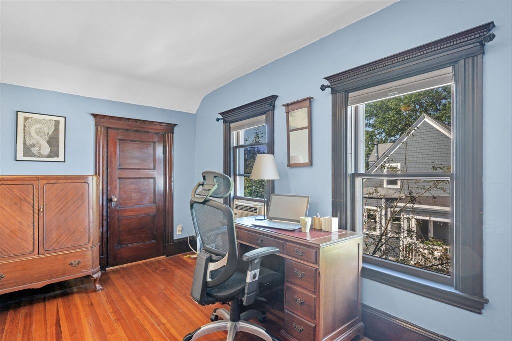 Home Office, Interior, Wood Texture Flooring