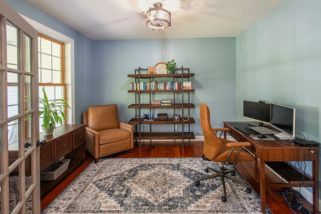 Home Office, Interior, Wood Texture Flooring