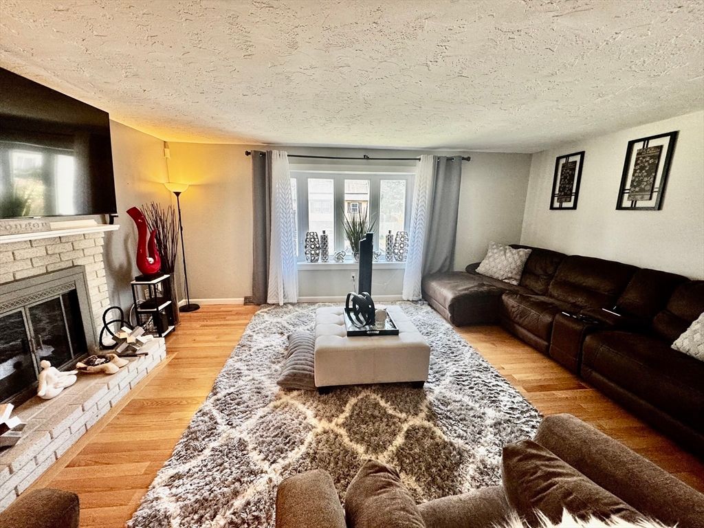 Fireplace, Interior, Living room, Wood Texture Flooring