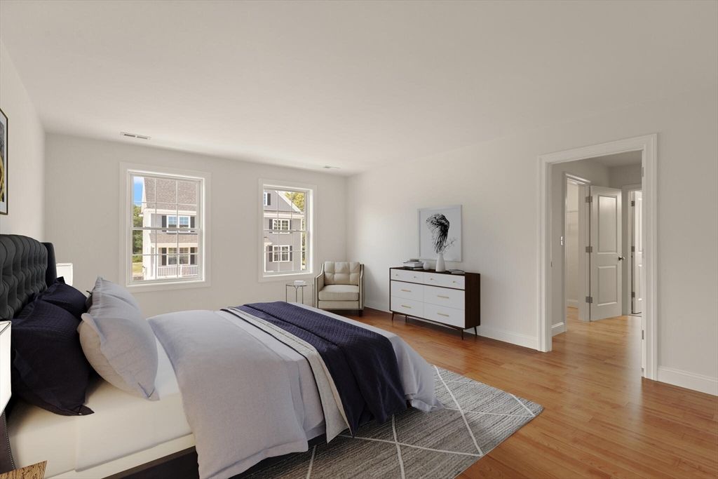 Bedroom, Interior, Wood Texture Flooring