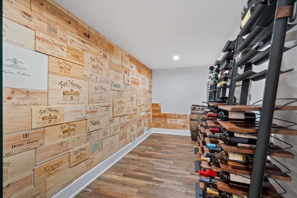 Interior, Recessed Lighting, Wine Storage, Wood Texture Flooring