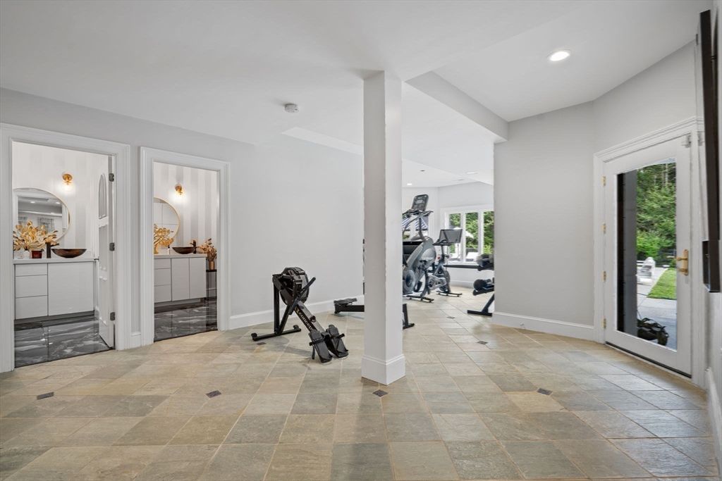 Fitness Equipment, Interior, Recessed Lighting