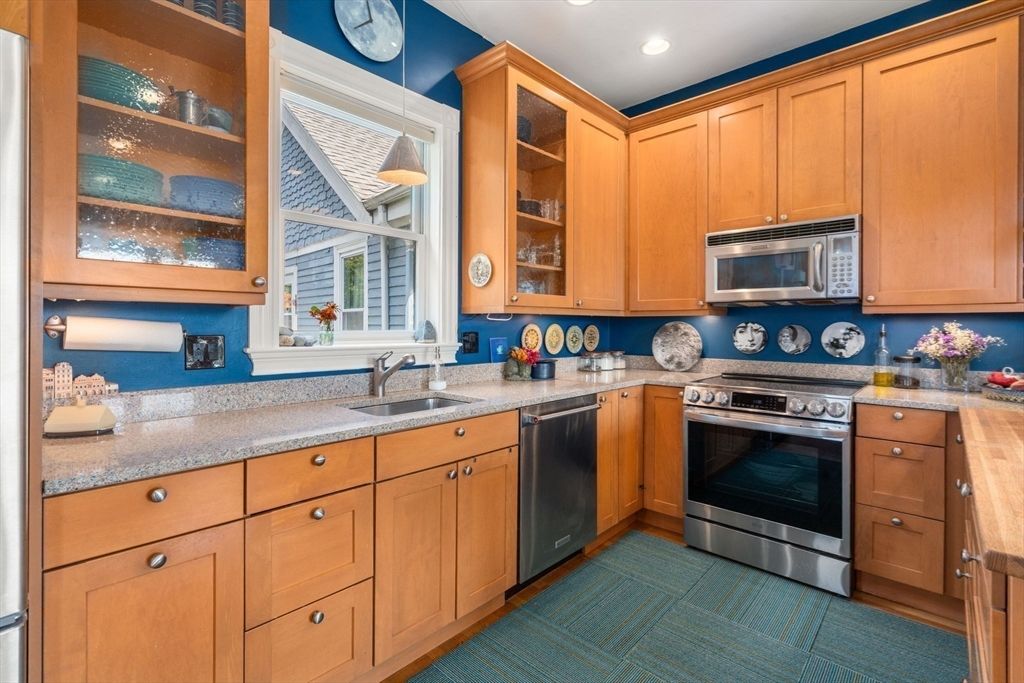 Interior, Kitchen, Recessed Lighting, Stainless Steel Appliances