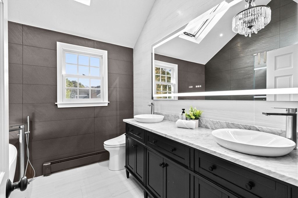 Bathroom, Chandelier, Dual Sink Vanities, Interior