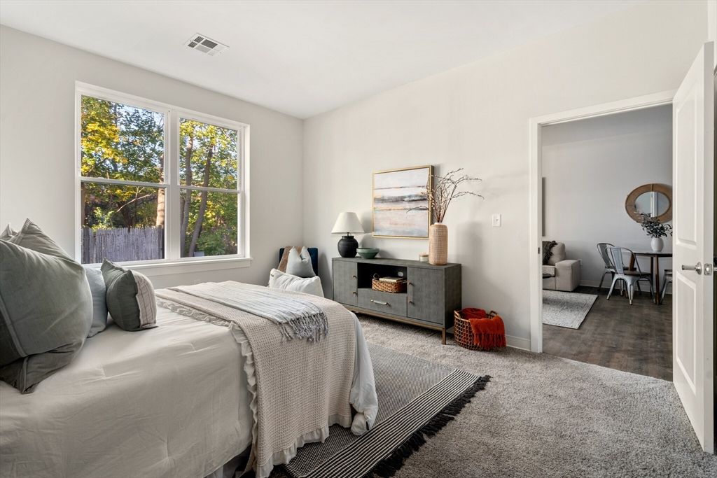 Bedroom, Interior, Wood Texture Flooring