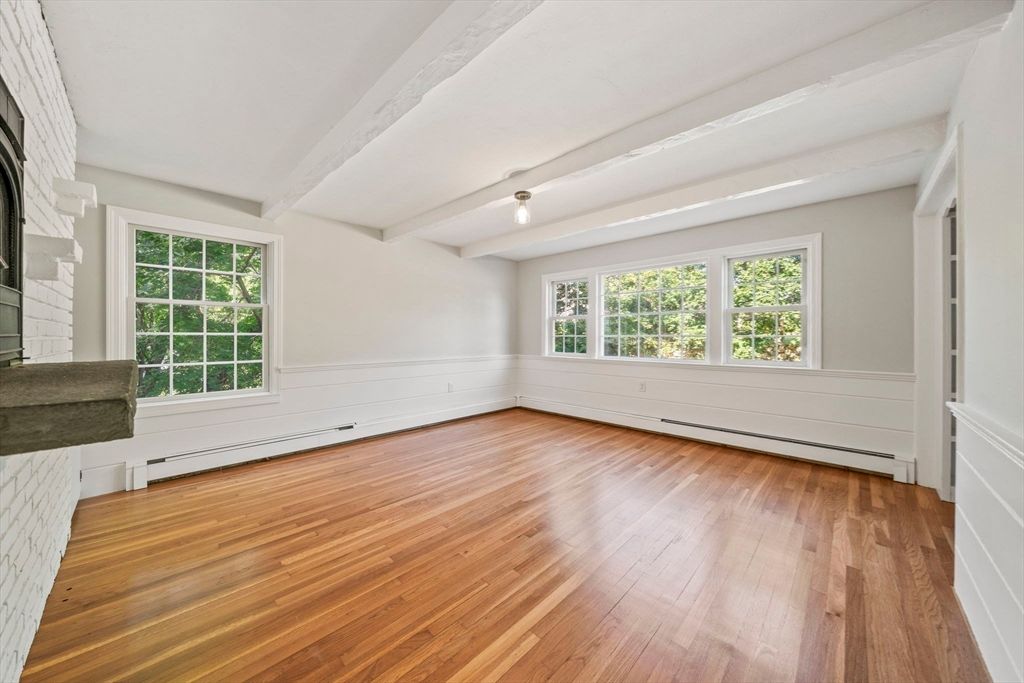 Empty room, Interior, Wood Texture Flooring