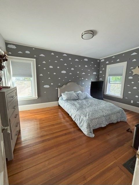 Bedroom, Interior, Wood Texture Flooring