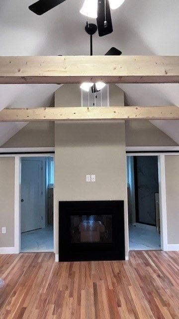 Fireplace, Interior, Wooden Beams, Wood Texture Flooring
