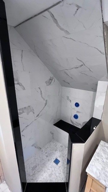 Bathroom, Interior, Marble Walls