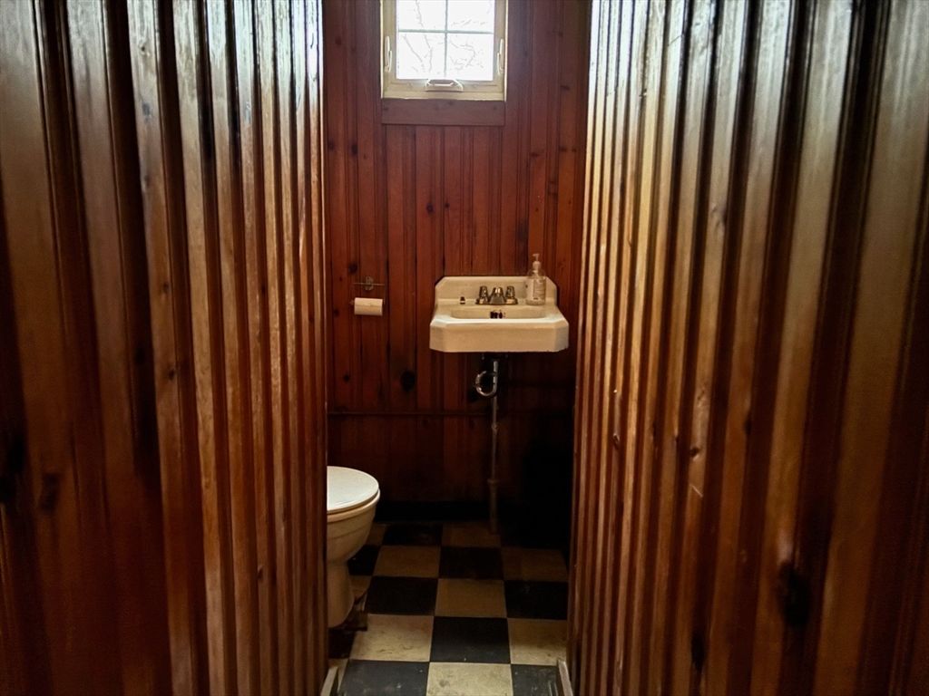 Bathroom, Interior, Wooden Walls