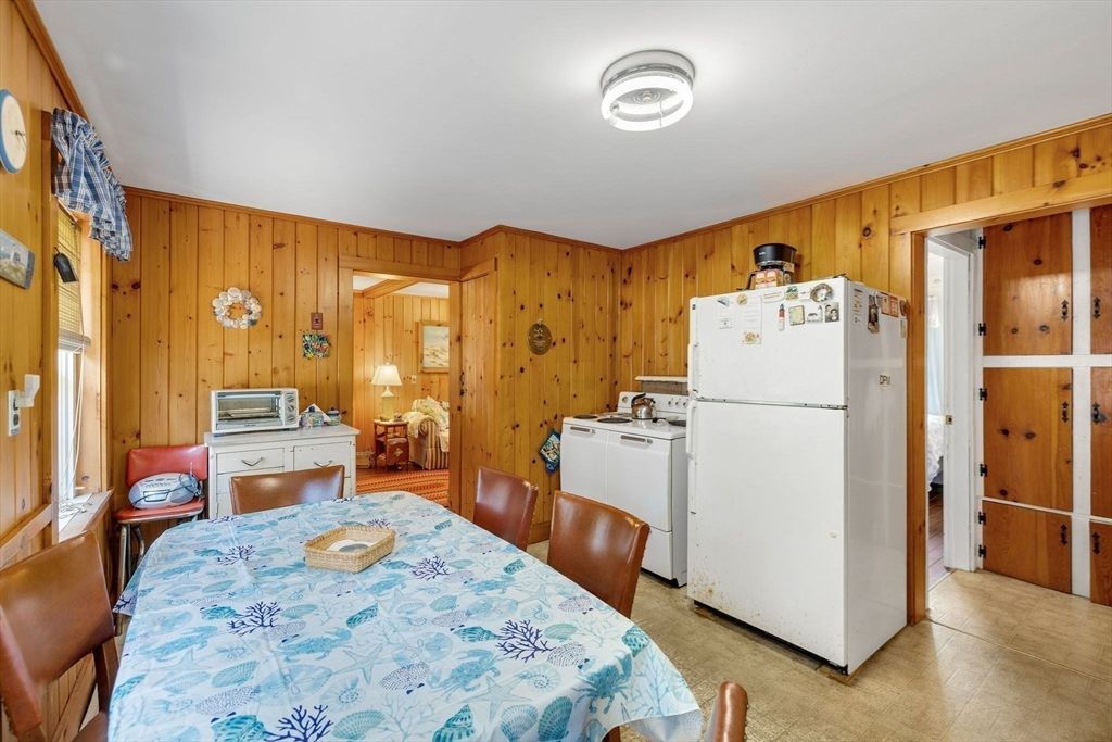 Dining room, Interior, Kitchen, Wooden Walls