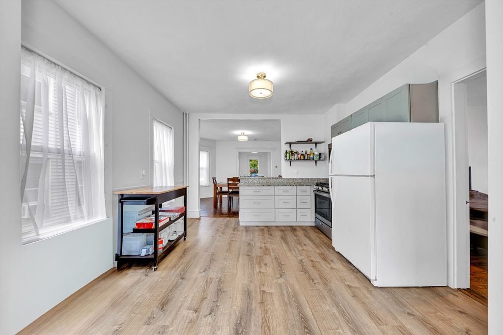 Interior, Kitchen, Wood Texture Flooring