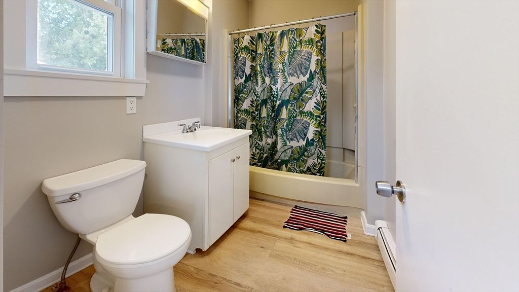 Bathroom, Interior, Wood Texture Flooring