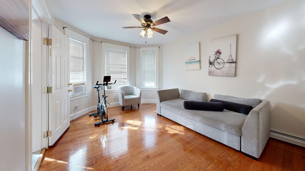 Fitness Equipment, Interior, Wood Texture Flooring