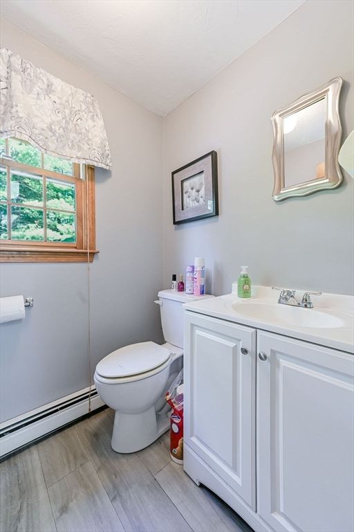 Bathroom, Interior, Wood Texture Flooring