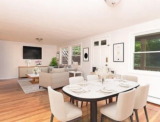 Dining room, Interior, Living room, Wood Texture Flooring