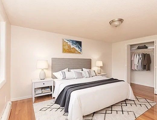 Bedroom, Interior, Wood Texture Flooring