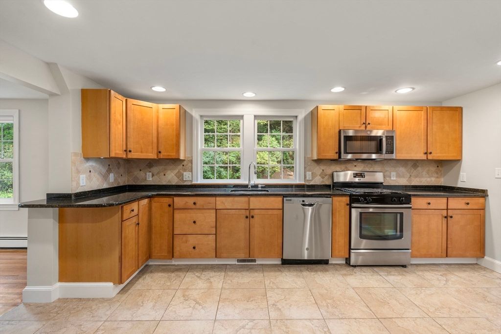 Interior, Kitchen, Recessed Lighting, Stainless Steel Appliances
