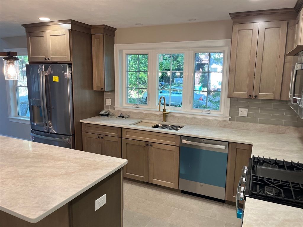 Interior, Kitchen, Recessed Lighting, Stainless Steel Appliances