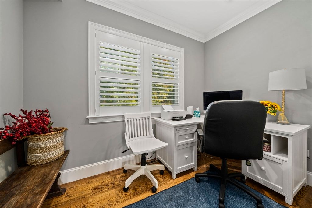 Home Office, Interior, Wood Texture Flooring