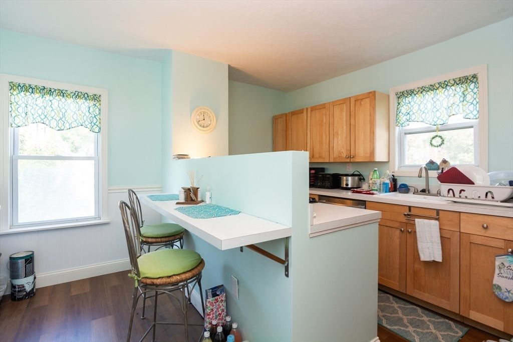 Interior, Kitchen, Wood Texture Flooring