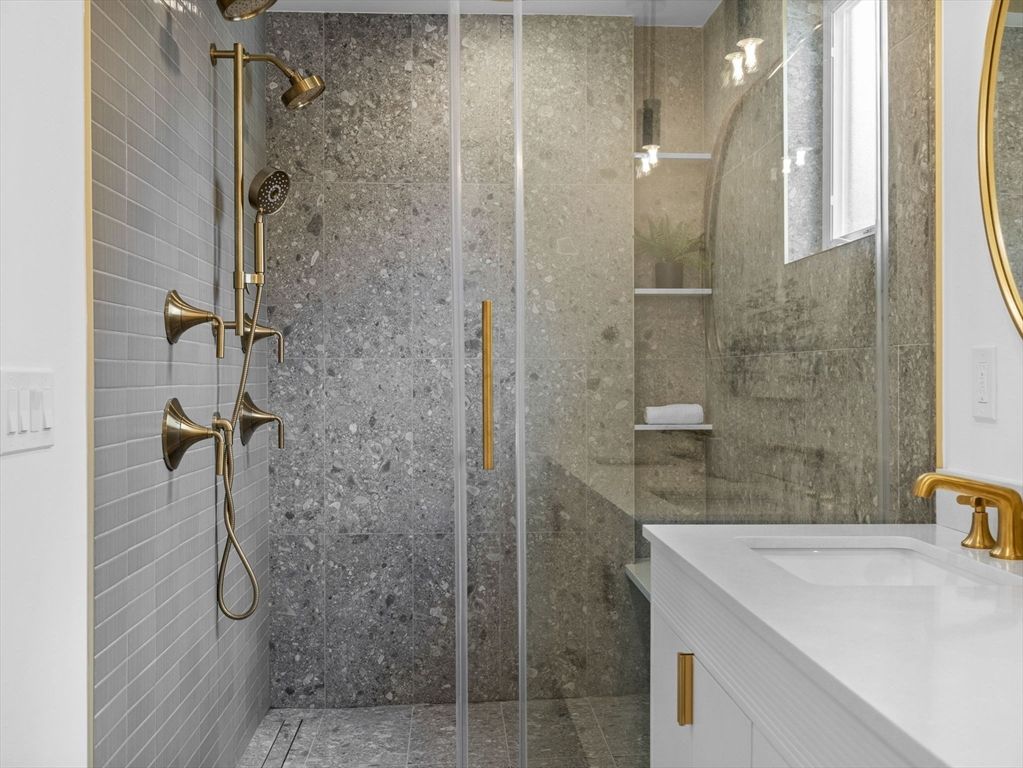 Bathroom, Glass Shower, Interior