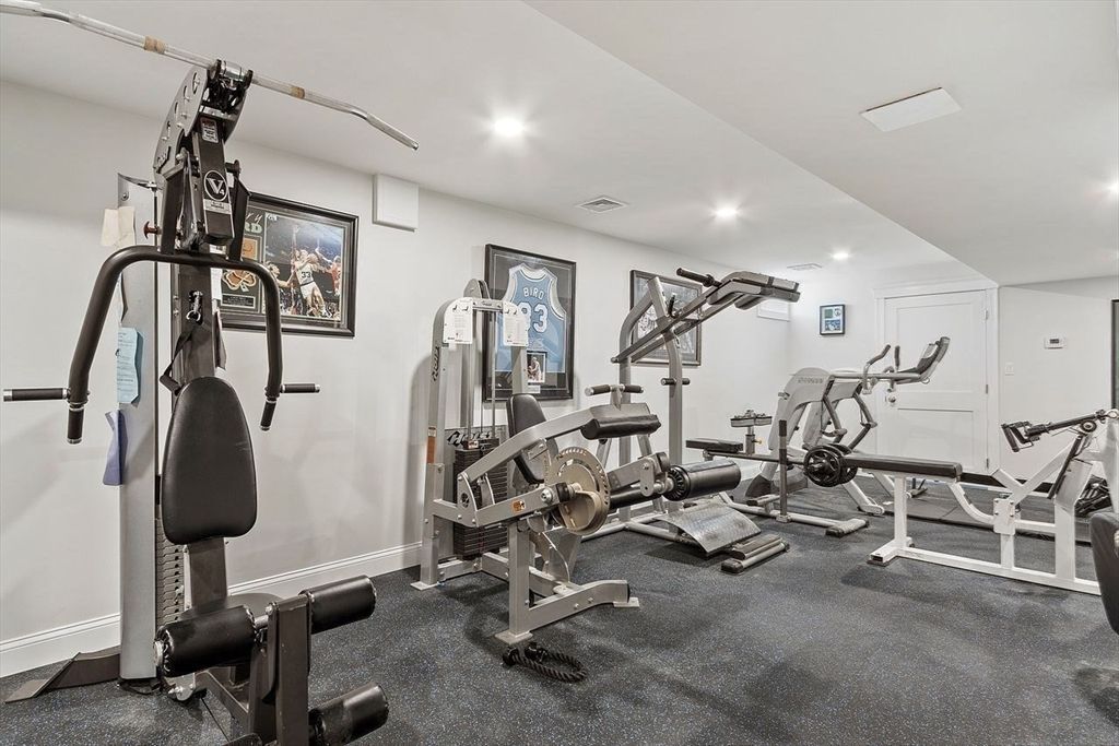 Fitness Equipment, Interior, Recessed Lighting