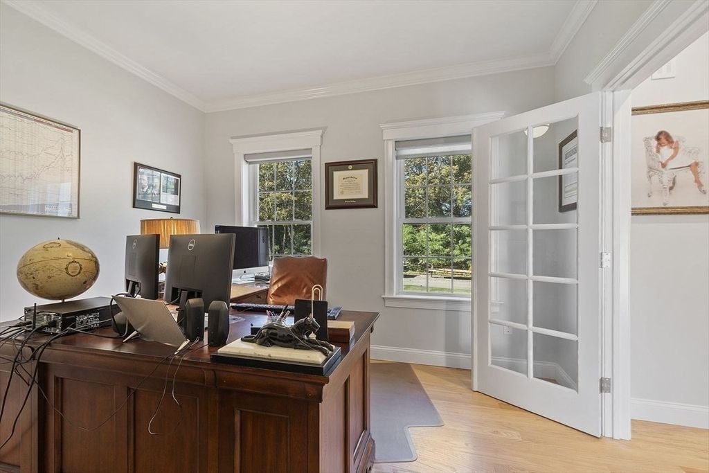 Home Office, Interior, Wood Texture Flooring