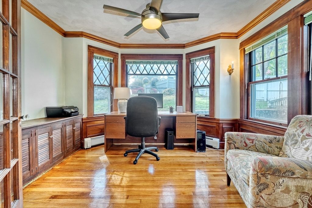 Home Office, Interior, Wood Texture Flooring